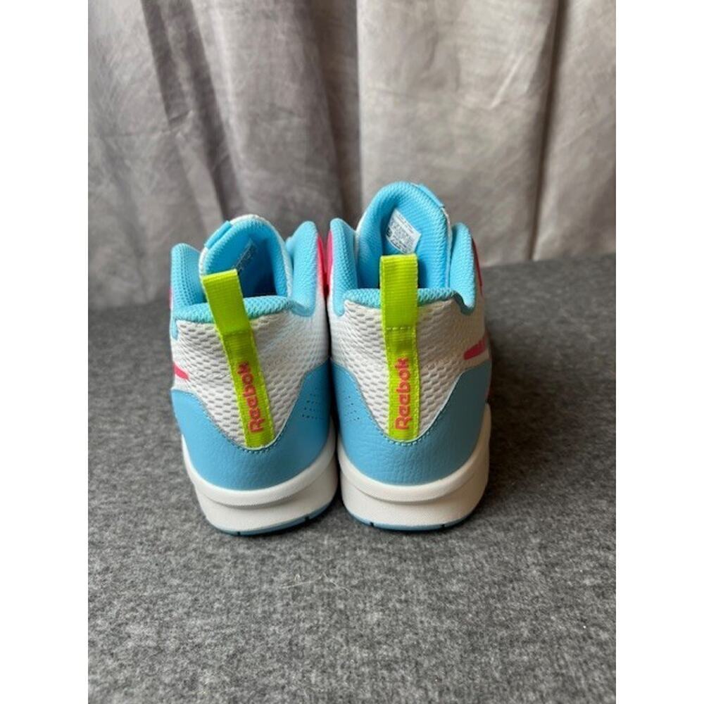 Reebok More Buckets Kids Girls Size 5 Multicolor Athletic Lace Up Ankle Sneakers - Picture 4 of 8
